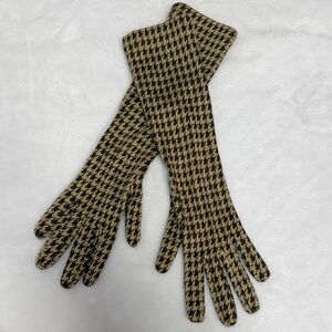 Steve Madden Black and Tan Houndstooth Women's Gloves